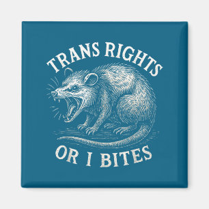 Imã Direitos Trans Ou Eu Morde Engraçado Transgênero S