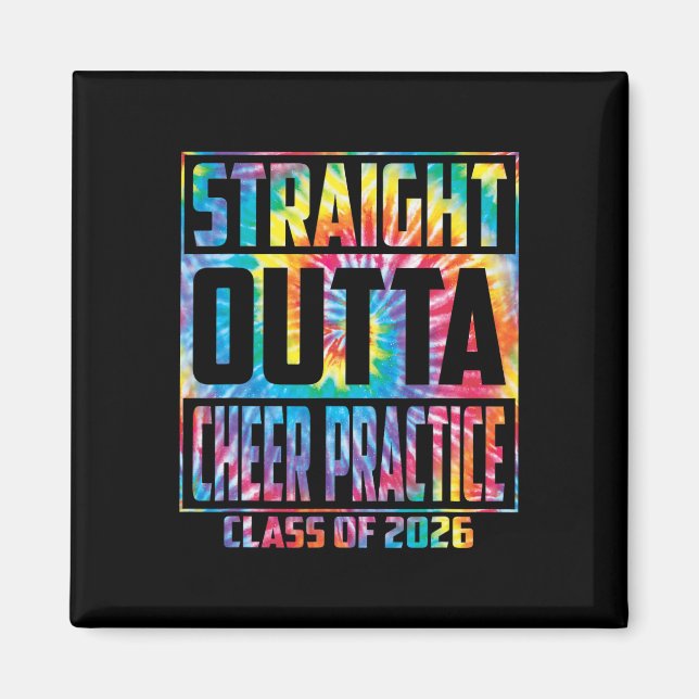 Imã Direto da Prática de Cheer Formatura Divertida 202 (Frente)