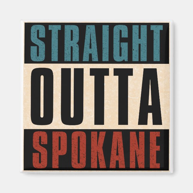 Imã Direto de Spokane Washington WA (Frente)