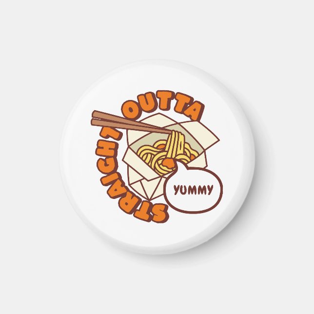 Imã Direto do Yummy Ramen Noodles (Frente)