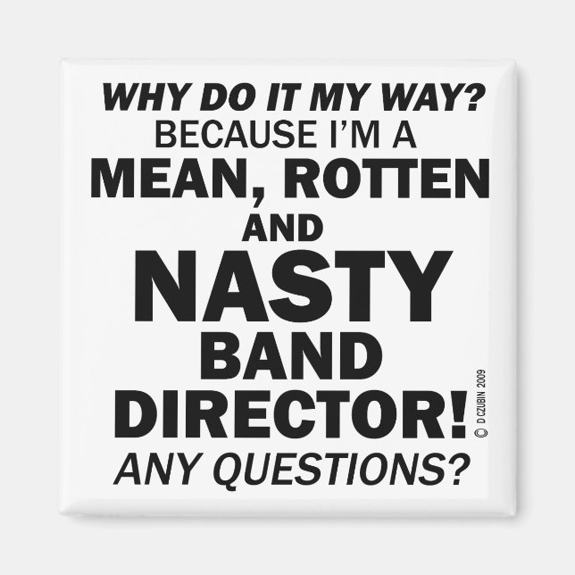 Imã Diretor de Banda desagradável (Frente)