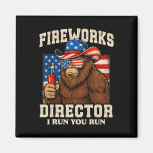 Imã Diretor de Fogos de Artifício Engraçado Pé Grande