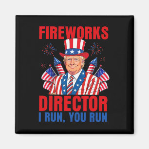 Imã Diretor de Fogos de Artifício Eu Corro Você Corre