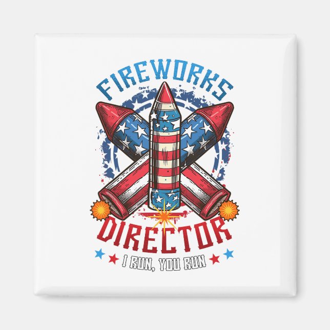 Imã Diretor Do Fireworks Eu Lhe Lanço Em 4 De Julho. (Frente)