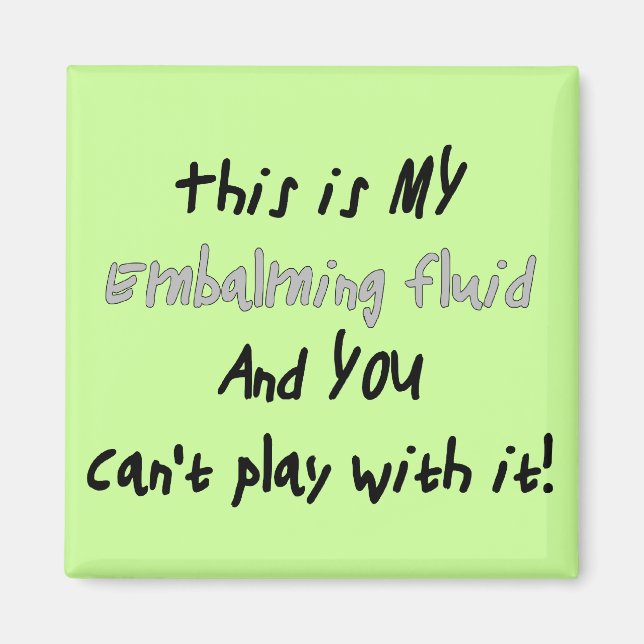 Imã Diretor Funeral/Presente Funny Mortican (Frente)