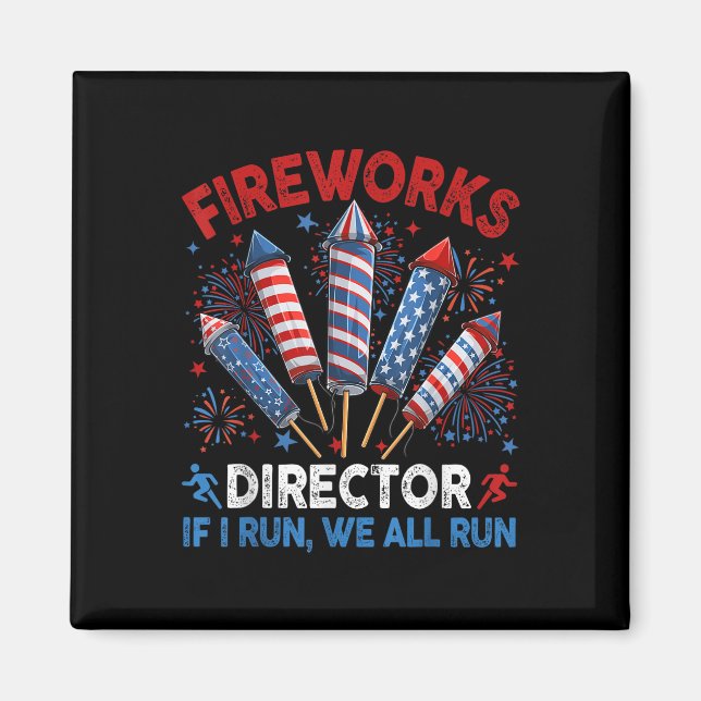 Imã Diretora De Fogos De Artifício Eu Lhe Lanço Engraç (Frente)