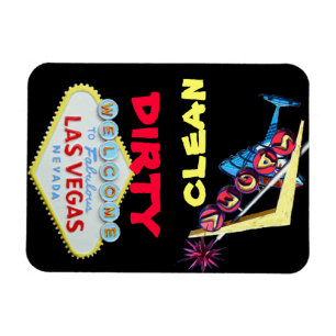 Ímã Dirty Clean Las Vegas