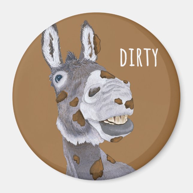 Imã Dirty Donkey Dishwasher Magnet (Frente)
