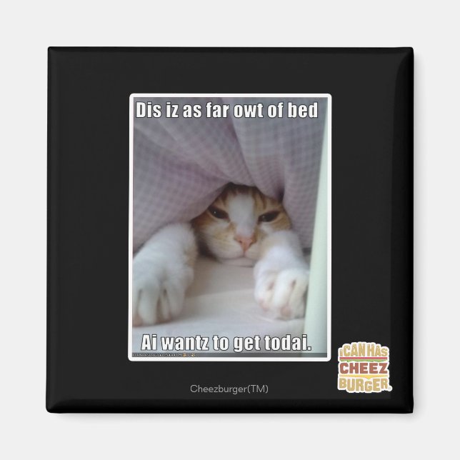 Imã Dis iz tão longe da cama. (Frente)