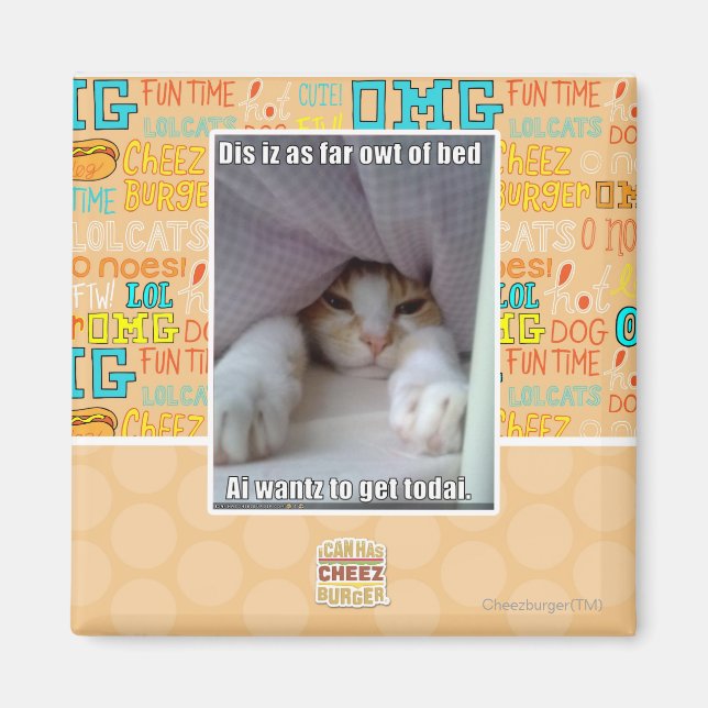 Imã Dis iz tão longe da cama. (Frente)