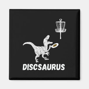 Imã Disc Golf Dinossauro Frolfing T-rex Dino Divertido