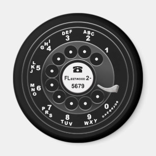 Imã Discagem por Telefone Rotativo - Personalizado 921
