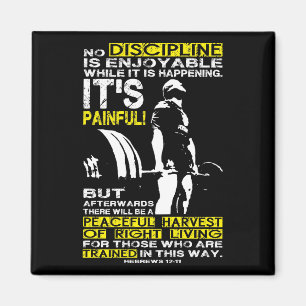 Imã DISCIPLINE - Motivação de Workout de Ecrã