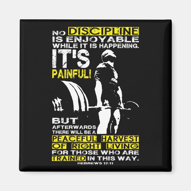 Imã DISCIPLINE - Motivação de Workout de Ecrã (Frente)