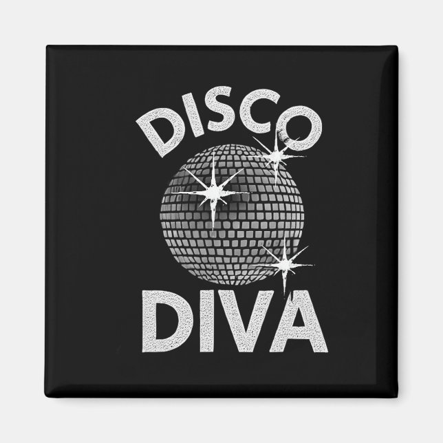 Imã Disco Ball Disco Diva Queen1 (Frente)