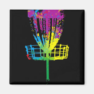 Imã Disco colorido de golfe esboçado