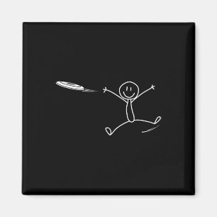 Imã Disco de pau de Frisbee Golfe Divertido Frisbee Fi