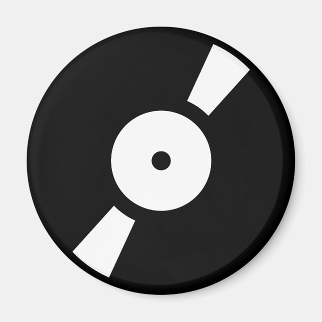 Imã disco de vinil retrô (Frente)