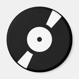 Imã disco de vinil retrô