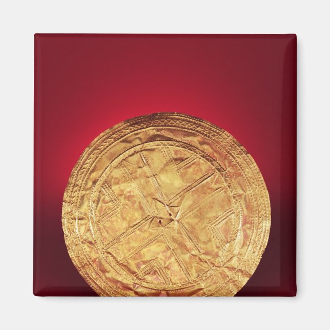 Imã Disco possivelmente usado como broche, de Tedavnet (Frente)