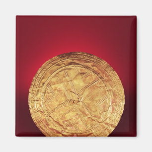 Imã Disco usado possivelmente como um broche, de