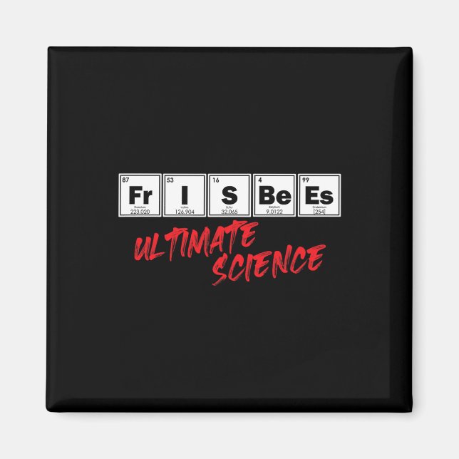 Imã Discos de Golfe Ultimate Science Disc Tabela Perió (Frente)