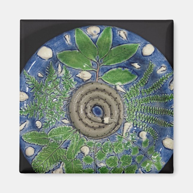 Imã Dish, Palissy Ware (Frente)