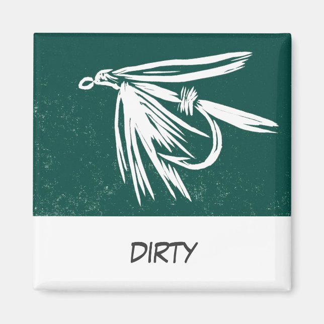 Imã Dish Washer Status Magnet (Frente)