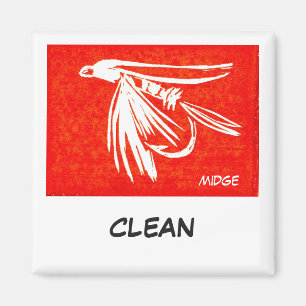Imã Dish Washer Status Magnet "Midge Red"