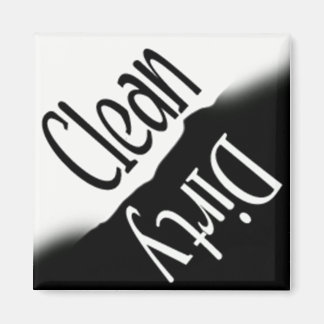 IMÃ DISHWASHER MAGNET - QUADRO B&W