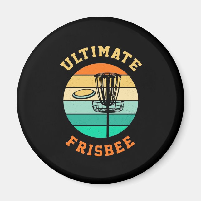 Imã Disk Golf Ultimate Frisbee (Frente)