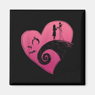 Imã Disney The Before Christmas Jack And Sally Heart