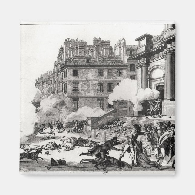 Imã Disparo antes das Ruas. Igreja Roch em Paris (Frente)