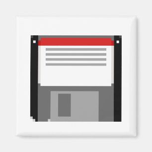 Imã Disquete Pixel art