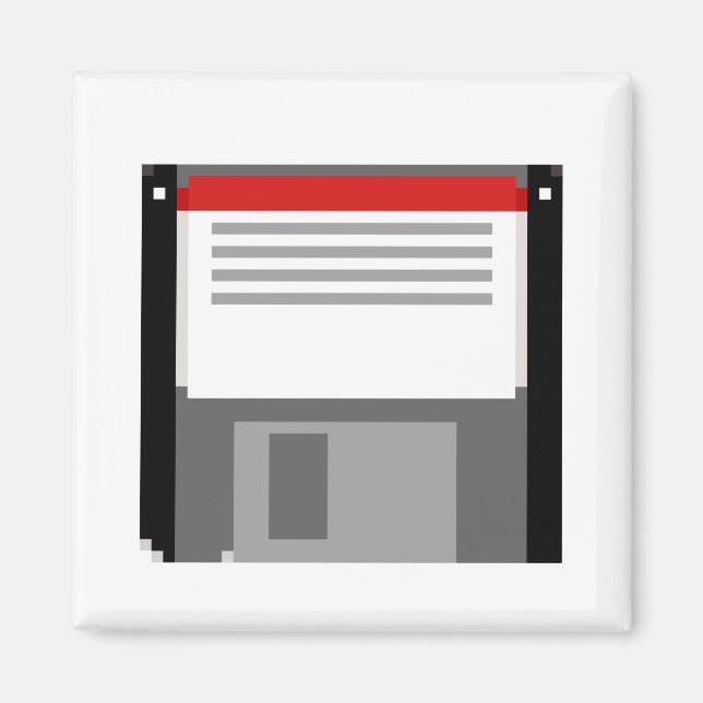 Imã Disquete Pixel art (Frente)