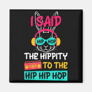 Imã Disse Hip The Hipty para Hop Hip Hop Bunny Diverti