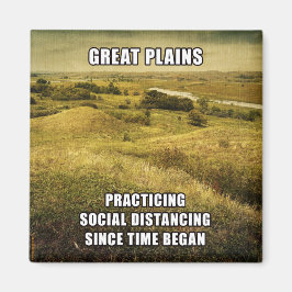 Imã Distância social das planícies do excelente