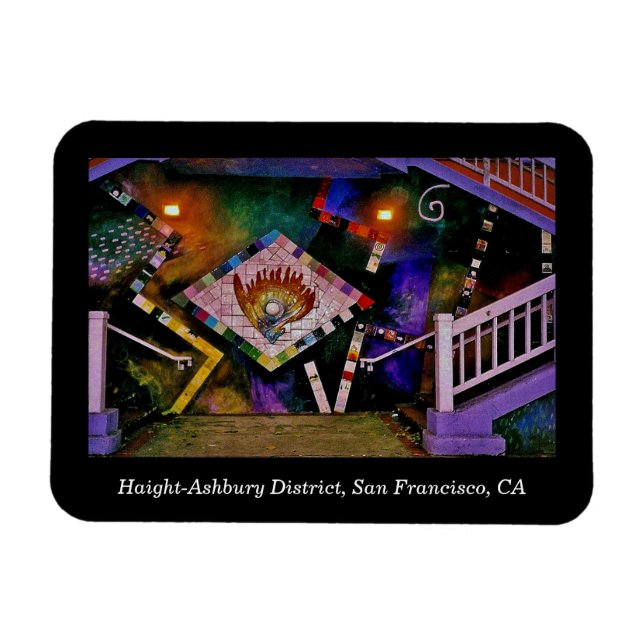 Ímã Distrito de Haight-Ashbury (Horizontal)