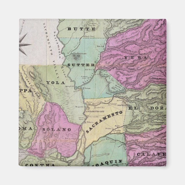 Imã Distrito de Mineração da Califórnia (Frente)