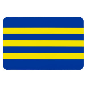 Ímã distrito de Trnavsky região de bandeira azul amare