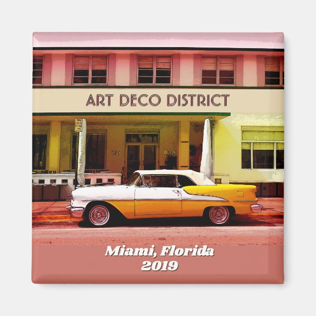Imã Distrito do art deco, Miami, Florida sem ano (Frente)