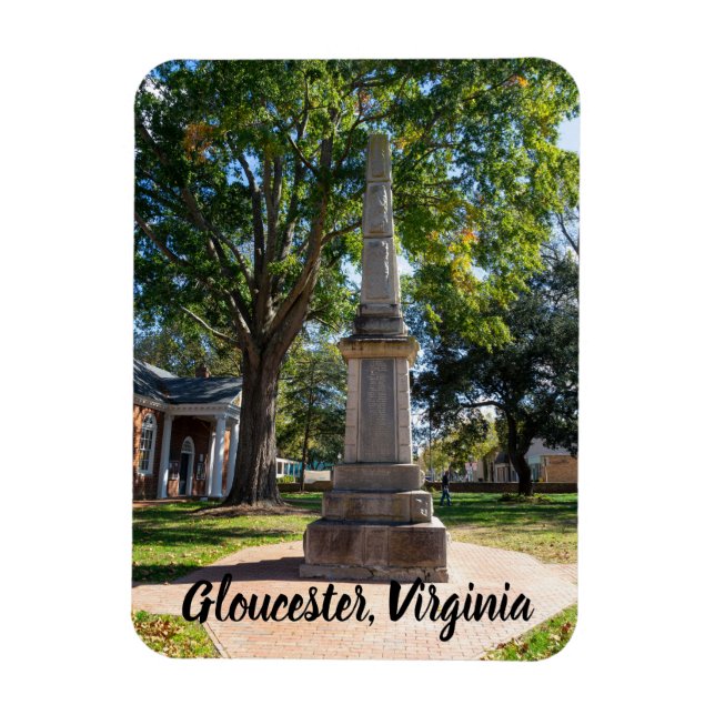 Ímã Distrito histórico em Gloucester, Virgínia (Vertical)