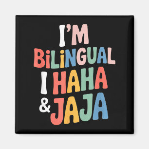 Imã Ditado engraçado bilíngue haha jaja humor Ditado b