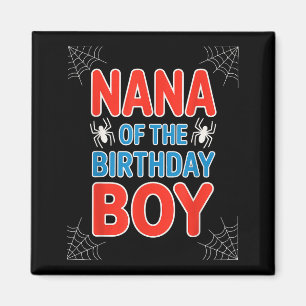 Imã Dito Engraçado Nana Do Tema Aranha Do Menino Anive
