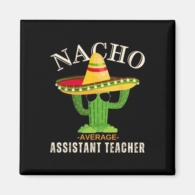 Imã Dito engraçado vintage Nacho Professor Instantâneo (Frente)