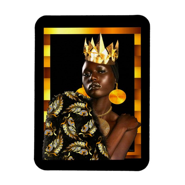 Ímã Diva Americana Africana (Vertical)