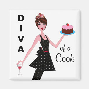 Imã "Diva de um Cook"