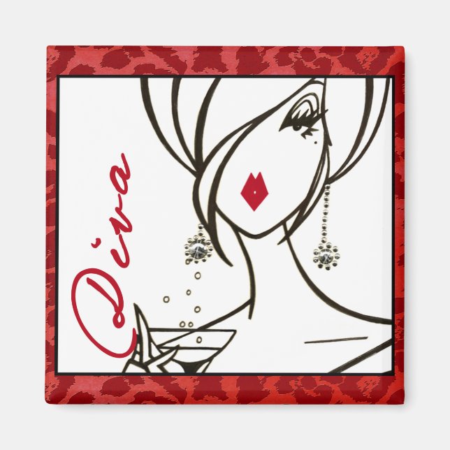 Imã Diva de um Magnet (Frente)