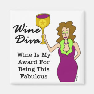 Imã Diva do vinho "fabulosa "