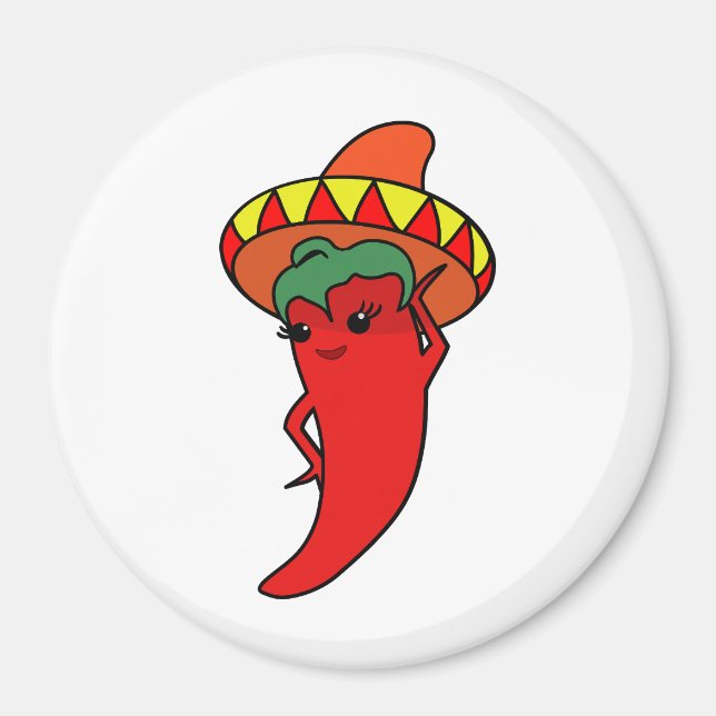 Imã Divã Kawaii Picante Quente (Frente)